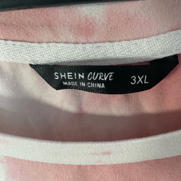 Shein Pink Tie Dye Bodysuit - Picture 3 of 6